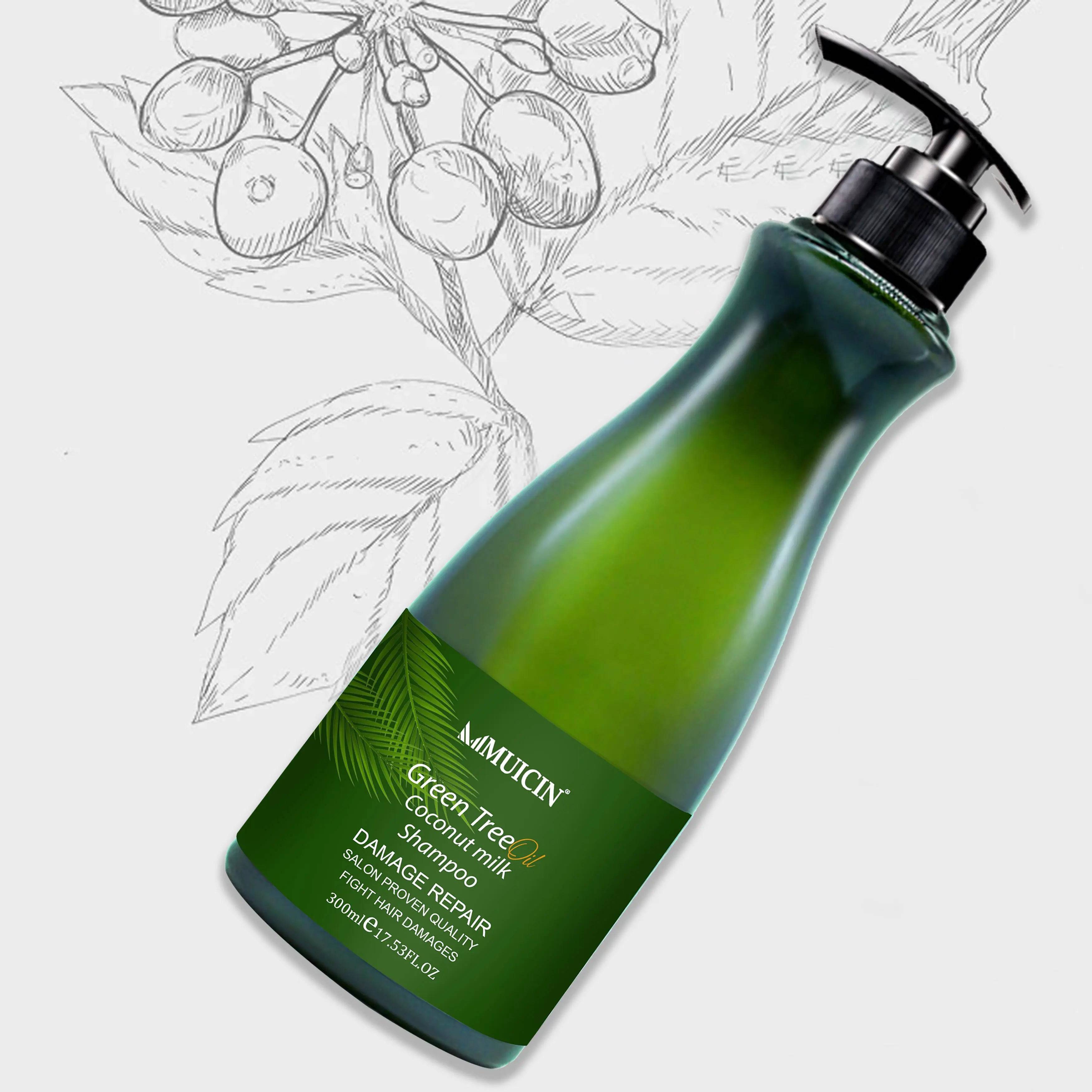 MUICIN - Green Tea & Coconut Milk Hair Shampoo - 300ml - My Store