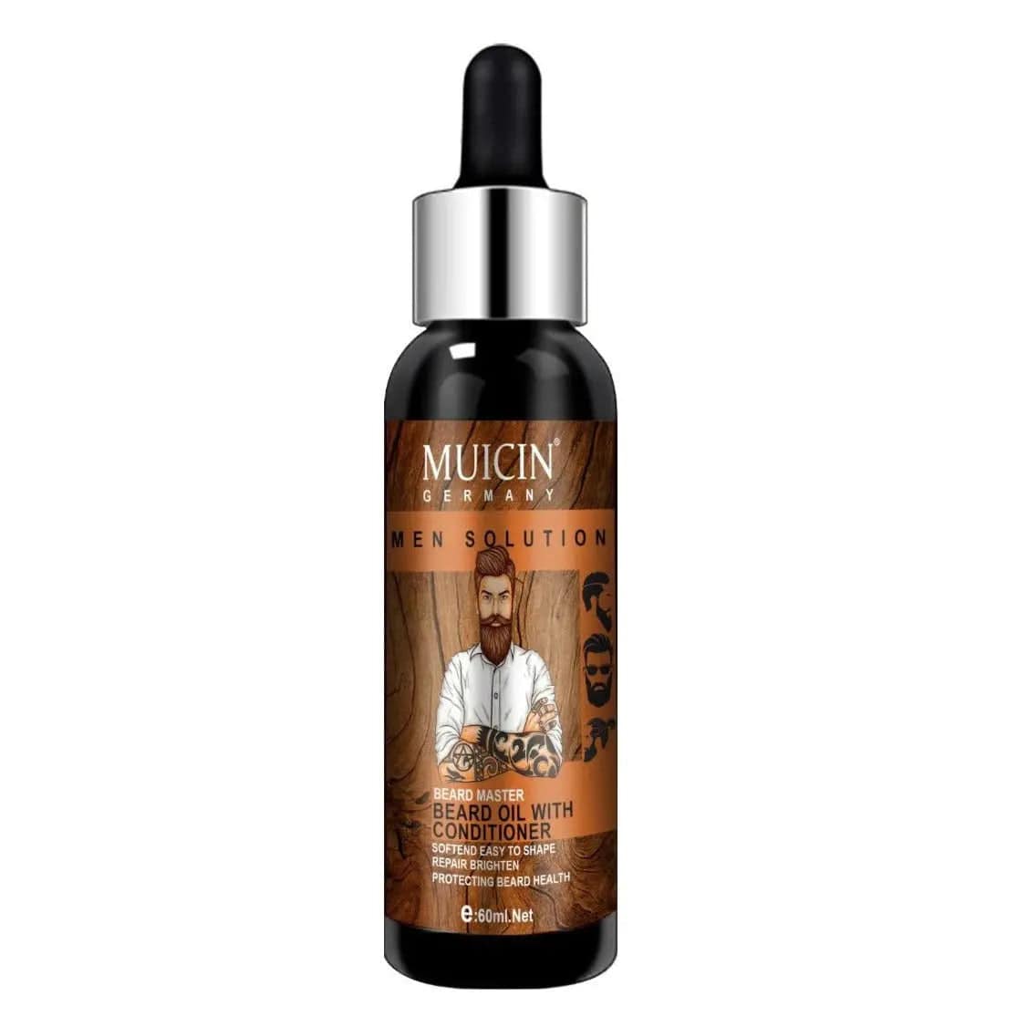 MUICIN - Hair Growth Beard Oil With Conditioner - 60ml - My Store