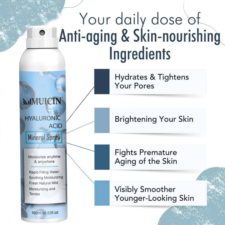 MUICIN - Hyaluronic Acid Mineral Spray - 160ml - My Store