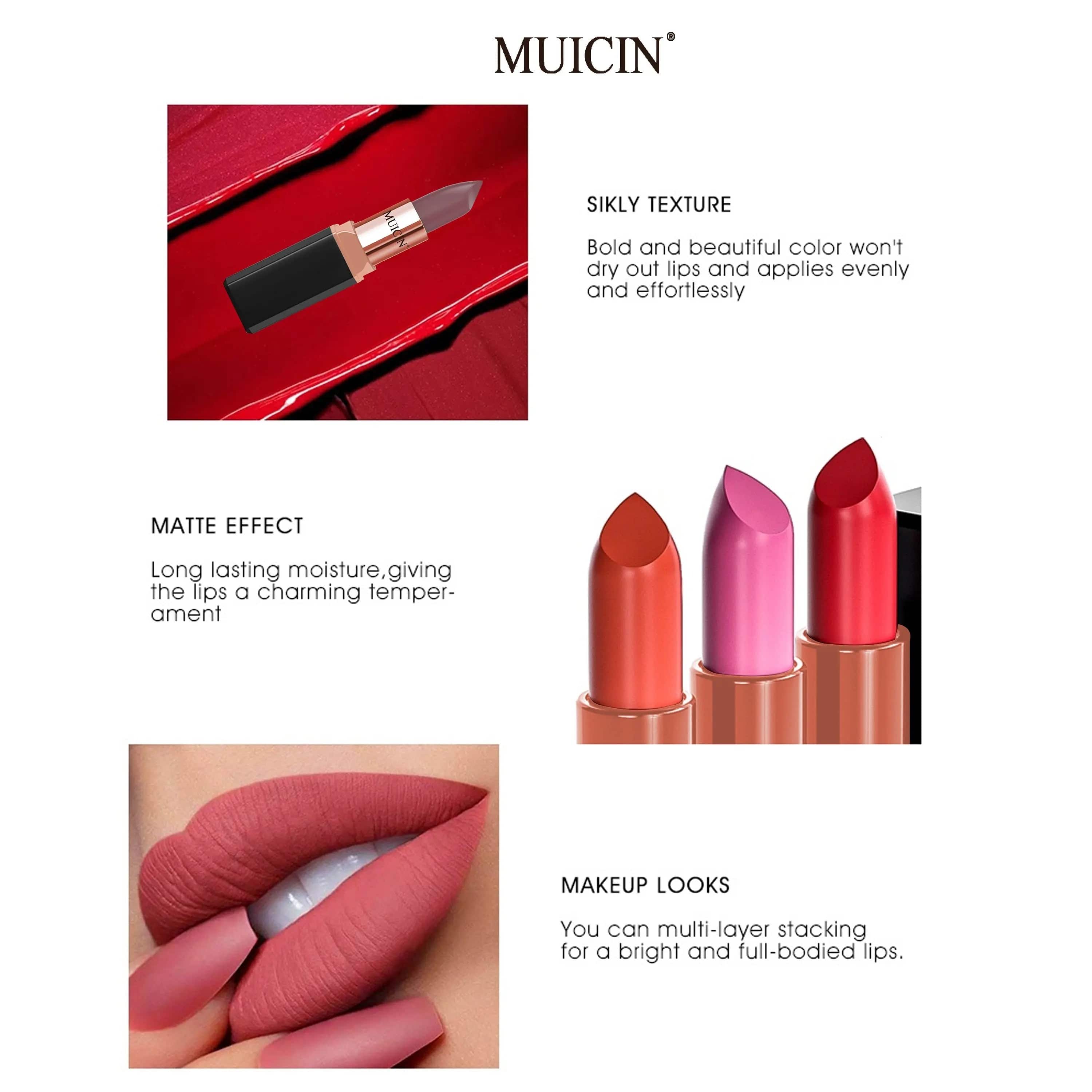 MUICIN - Hydrating Matte Lipstick - My Store