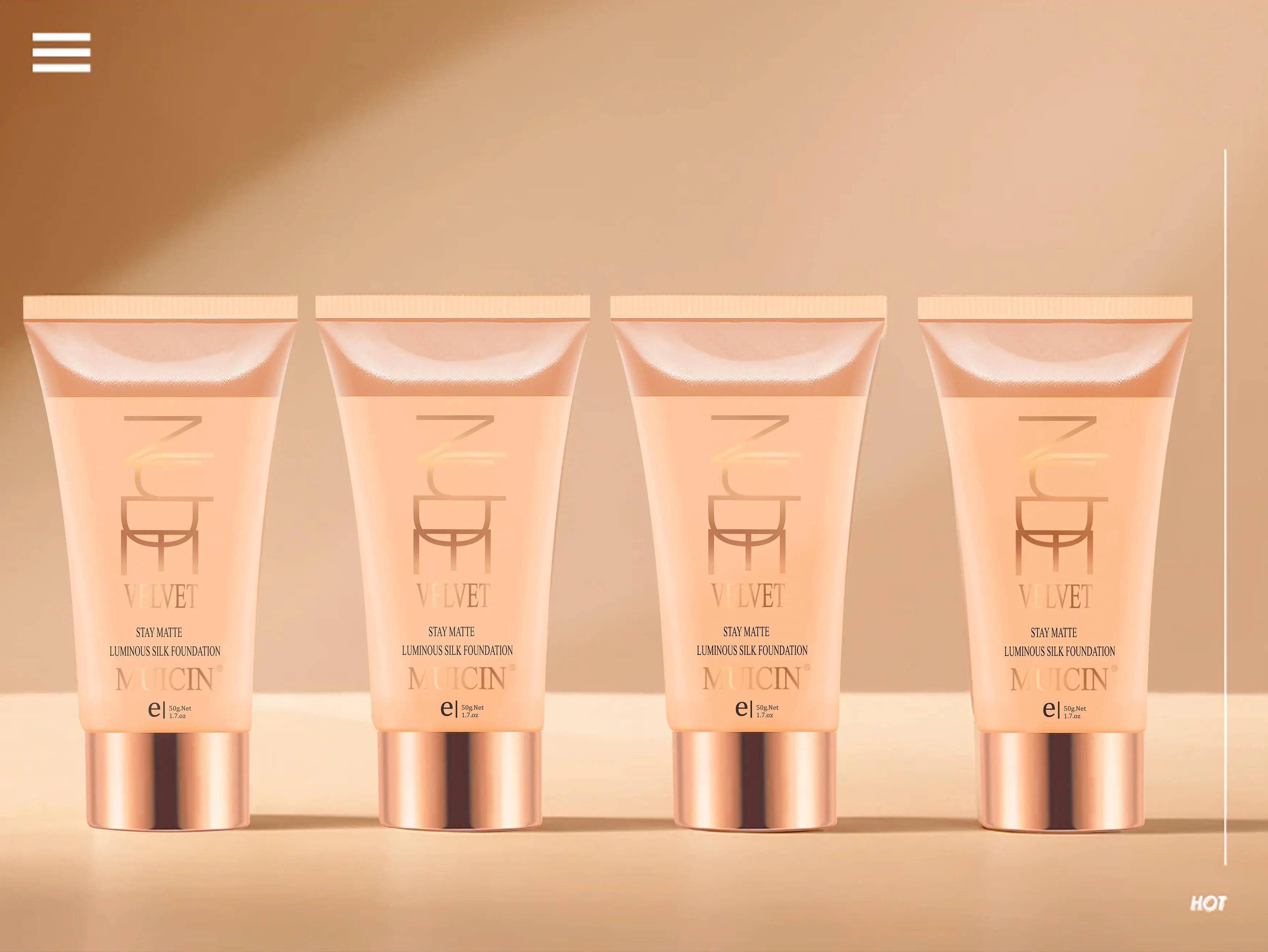 MUICIN - Luminous Silk Nude Velvet Foundation - 45g - My Store