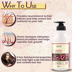 MUICIN - Onion Extract Shampoo - 550ml - My Store