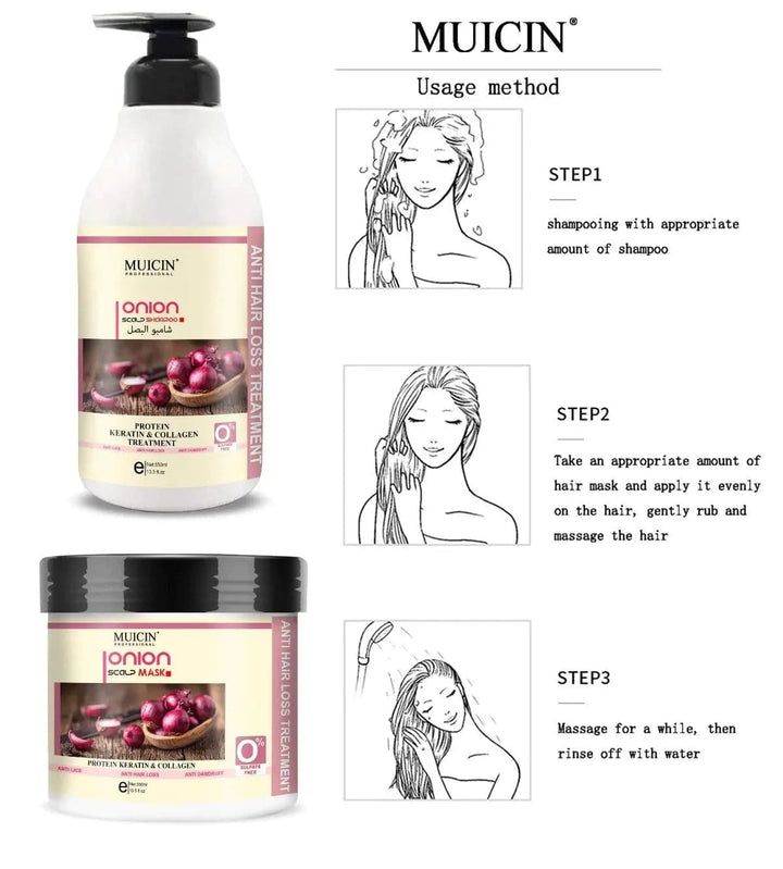 MUICIN - Onion Scalp Mask - 550ml - My Store