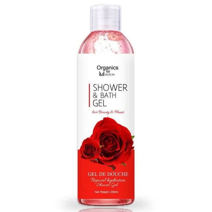 MUICIN - Organic Rose Shower & Bath Gel - 250ml - My Store