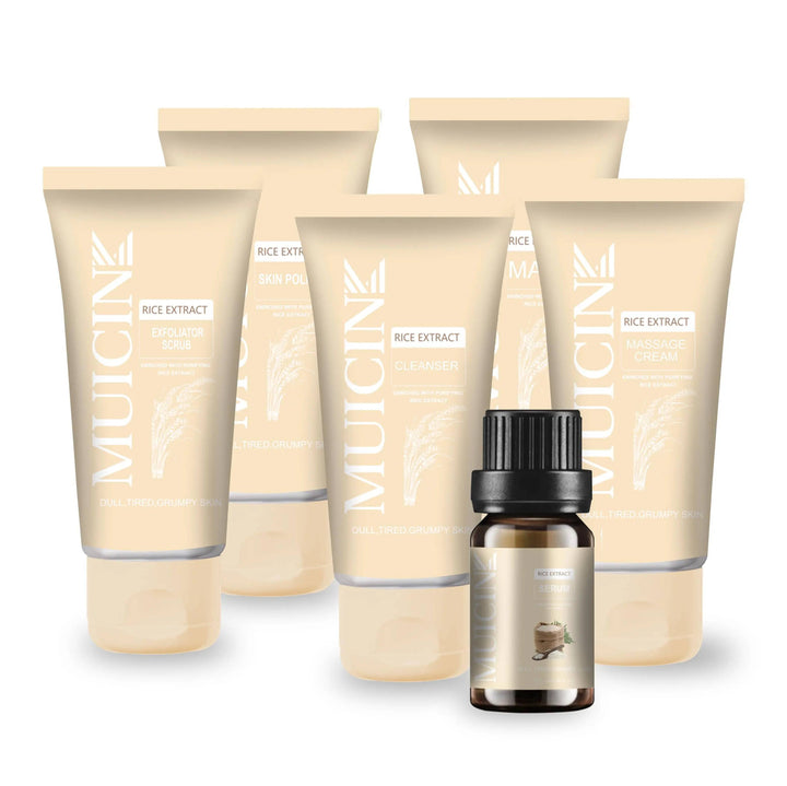 MUICIN - Rice Extract Bright & Light Facial Kit - 6 Steps - My Store