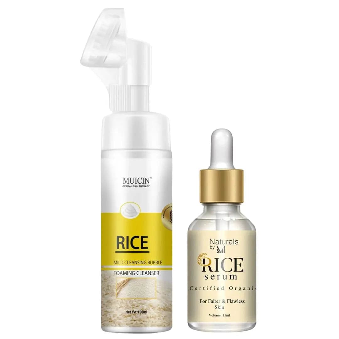 MUICIN - Rice Extract Fair & Flawless Skin Kit 01 - My Store