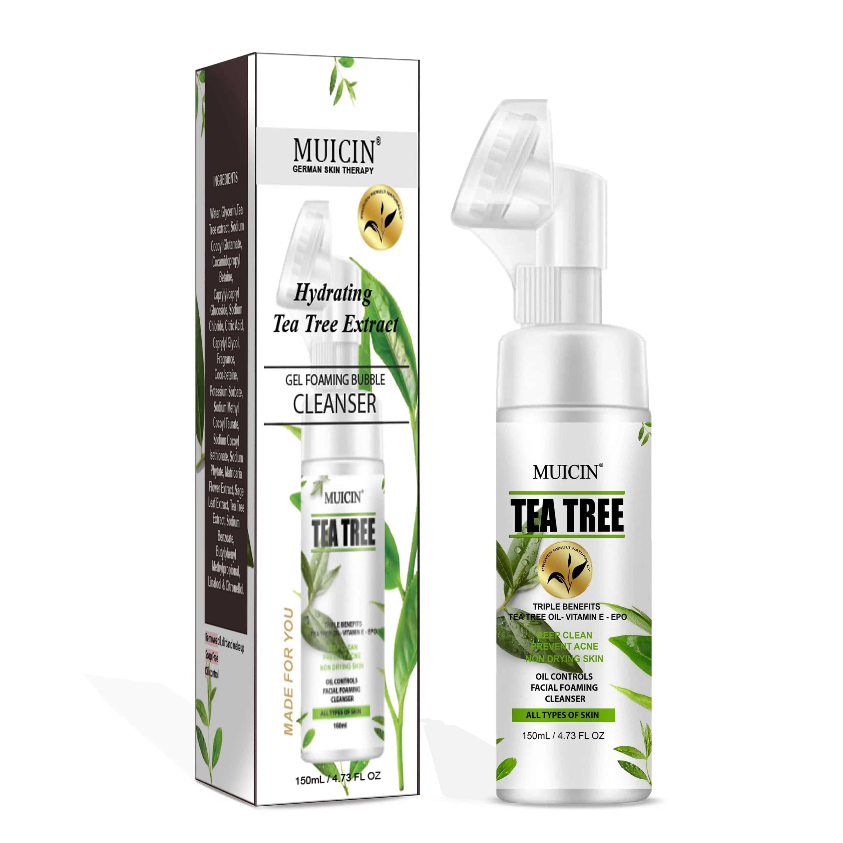 MUICIN - Tea Tree Bubble Foaming Facial Cleanser - 150ml - My Store
