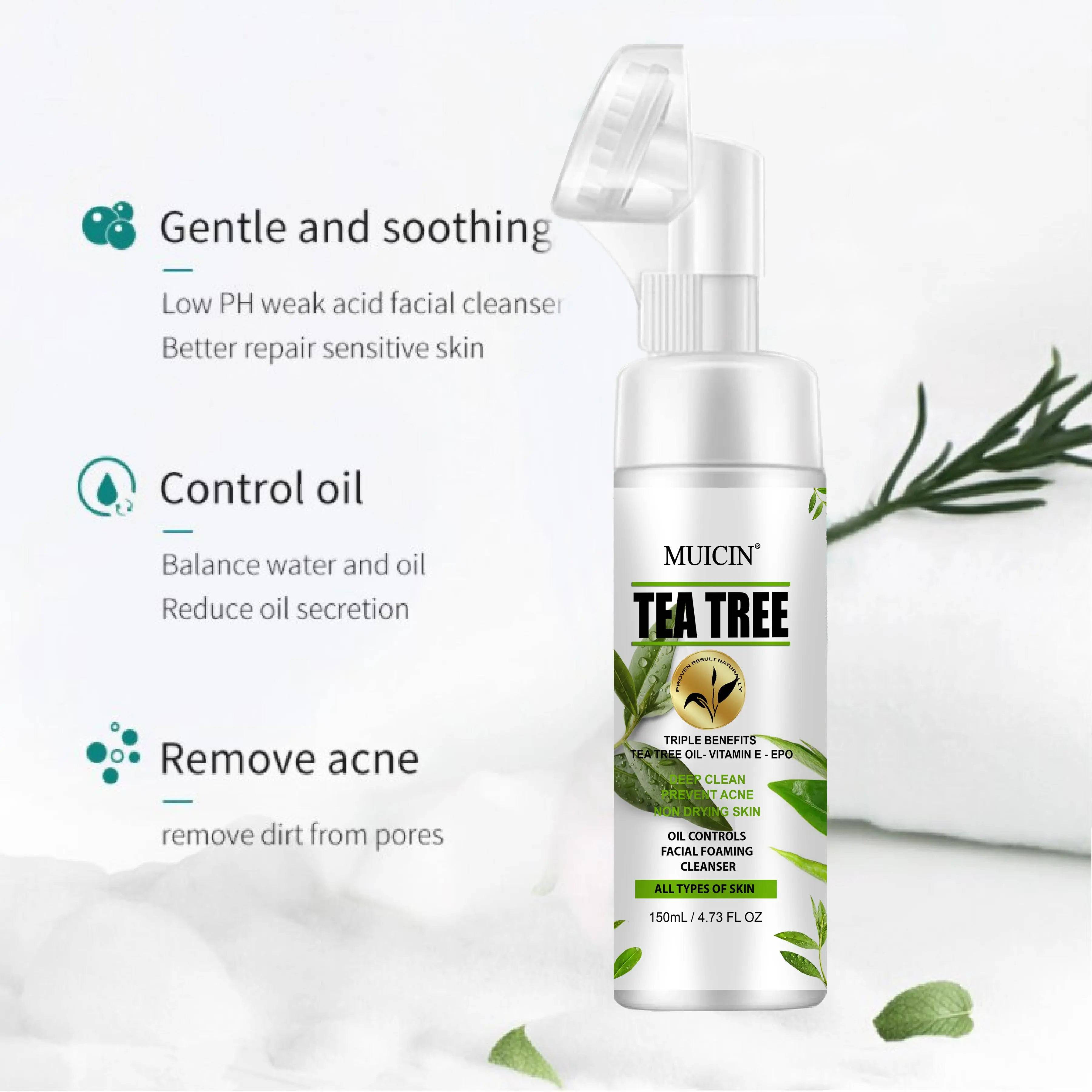 MUICIN - Tea Tree Bubble Foaming Facial Cleanser - 150ml - My Store