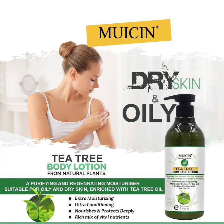 MUICIN - Tea Tree Skin Care Body Lotion - 550ml - My Store