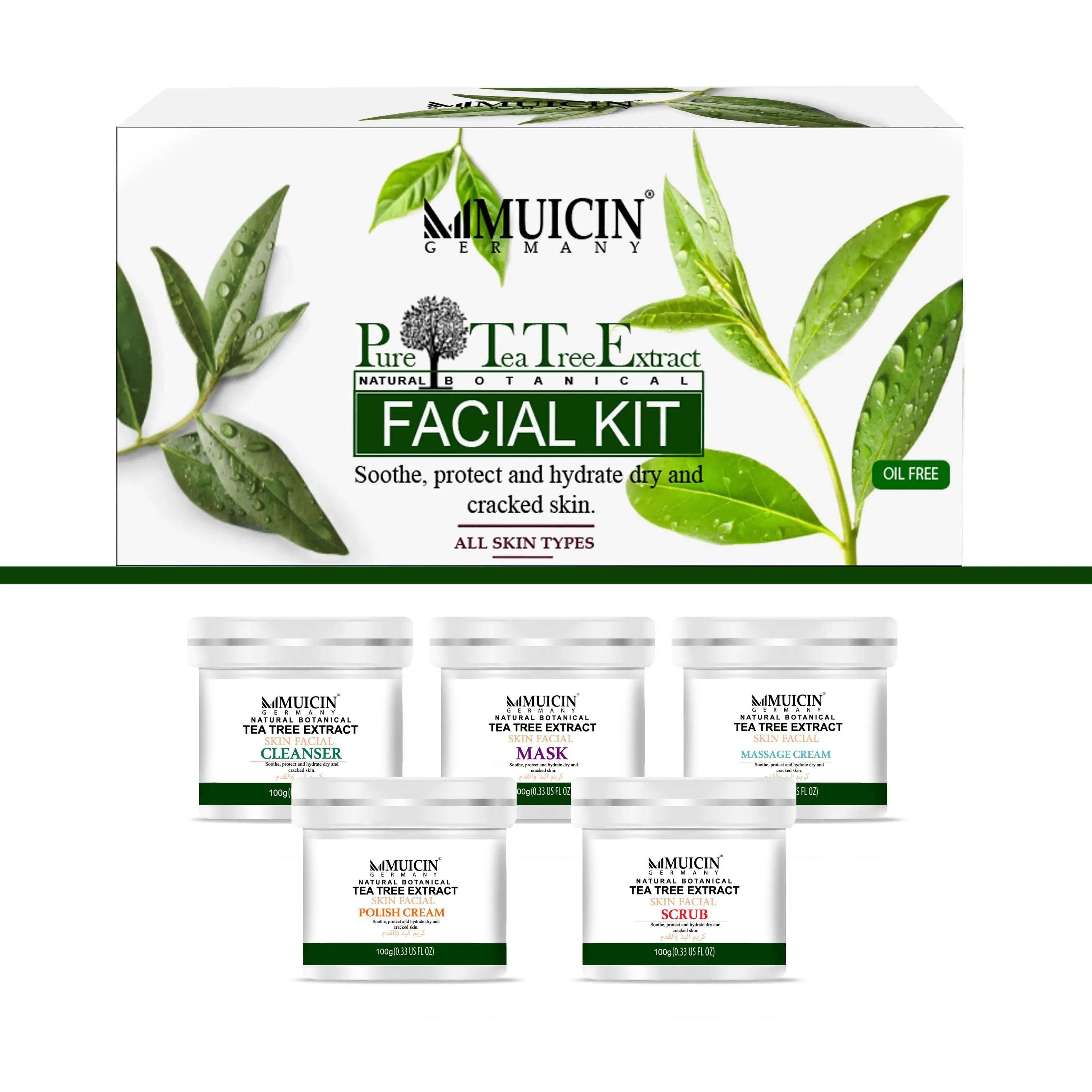 MUICIN - Tea Tree Skin Glow Facial Kit - 5 Steps - My Store