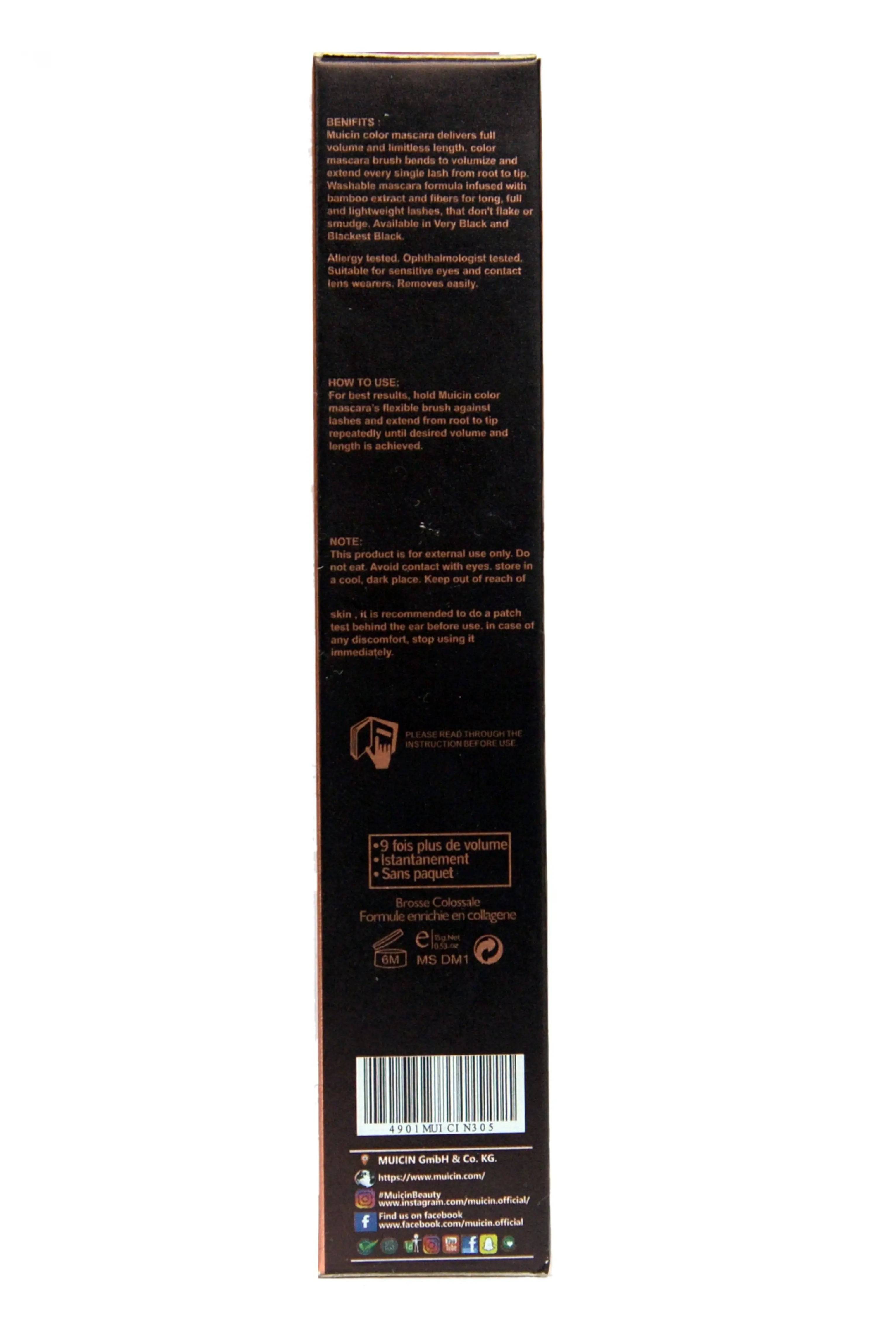 MUICIN - The Dazzling Long Thick Volume Mascara - My Store