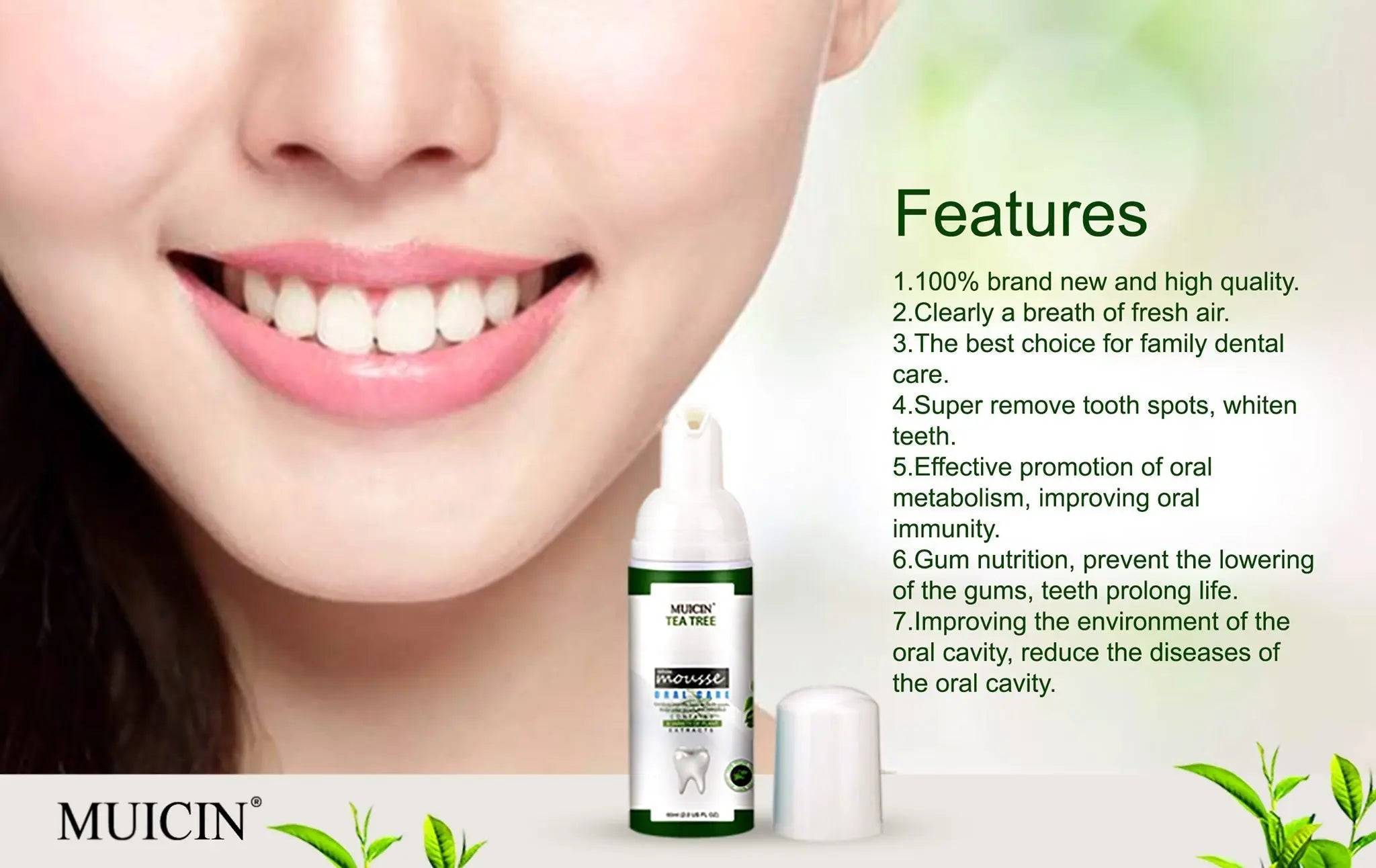 MUICIN - Tooth Oral Mousse Care - 60ml - My Store