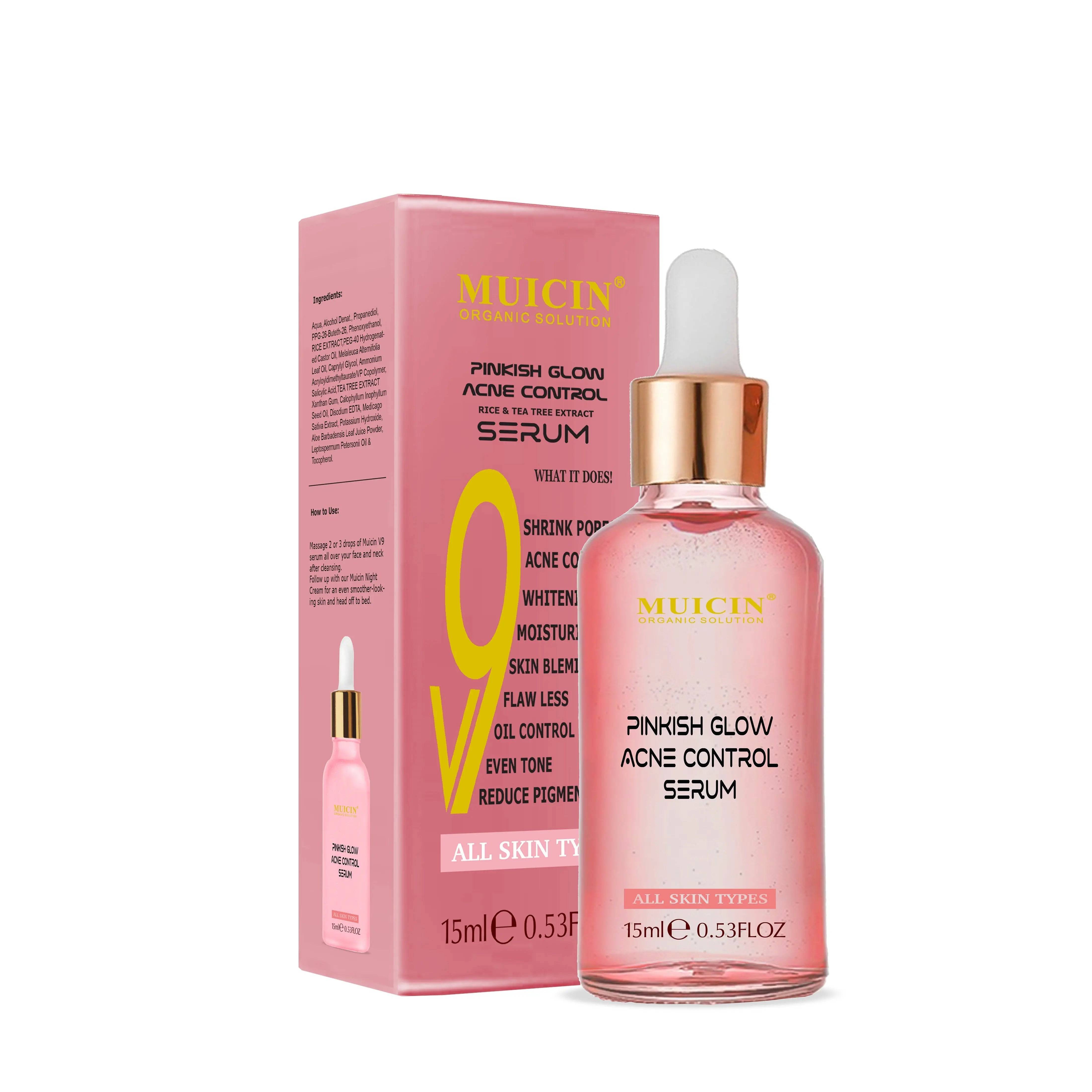 MUICIN - V9 Pinkish Glow Anti Acne Face Serum - 15ml - My Store