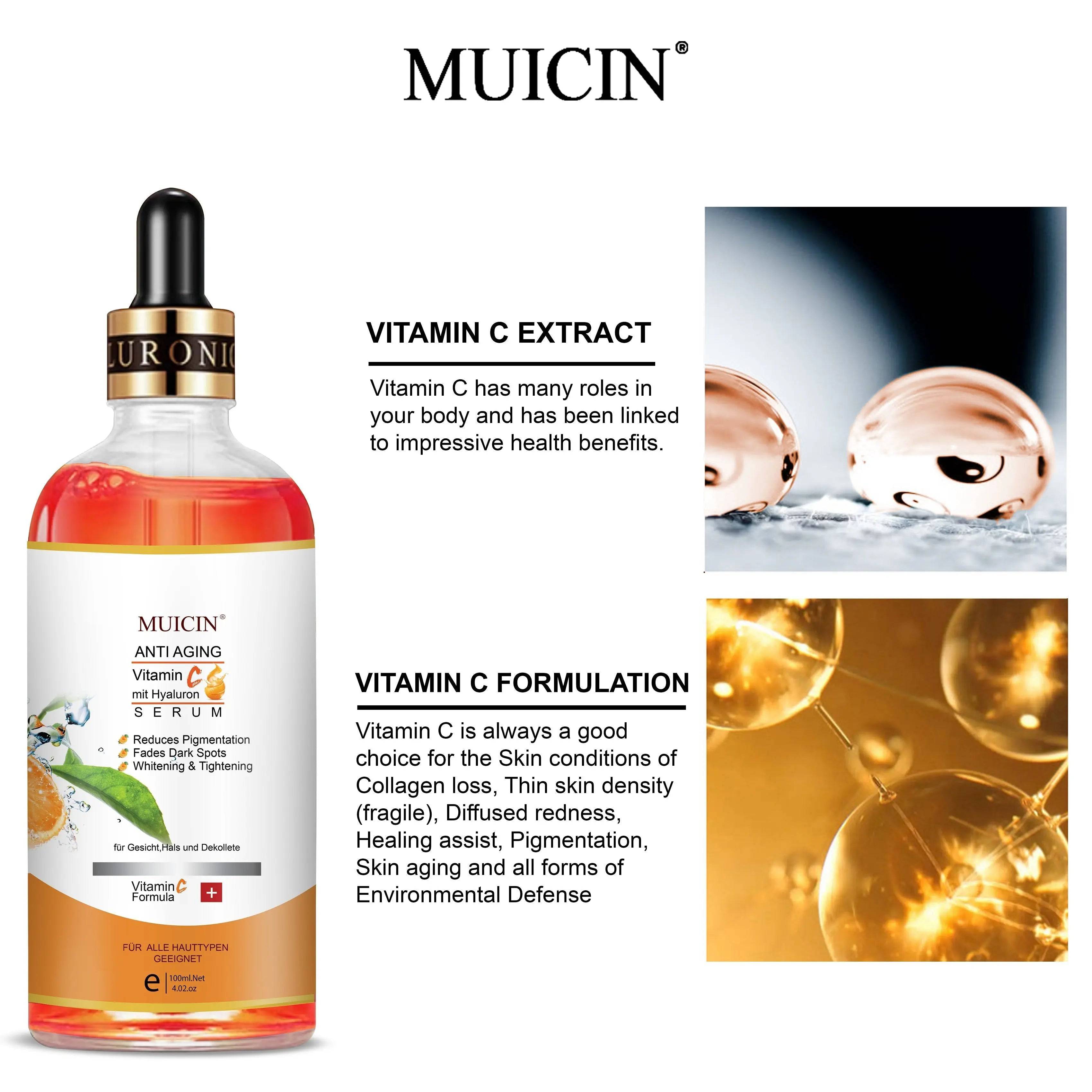 MUICIN - Vitamin C Anti Aging Mit Hyaluronic Face Serum - 100ml - My Store