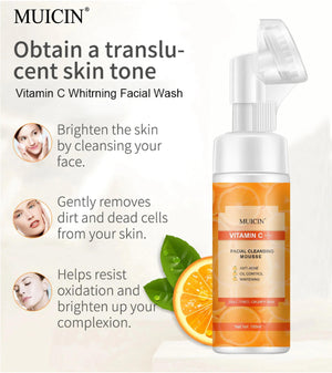 MUICIN - Vitamin C Bubble Foaming Facial Cleanser - 150ml - My Store