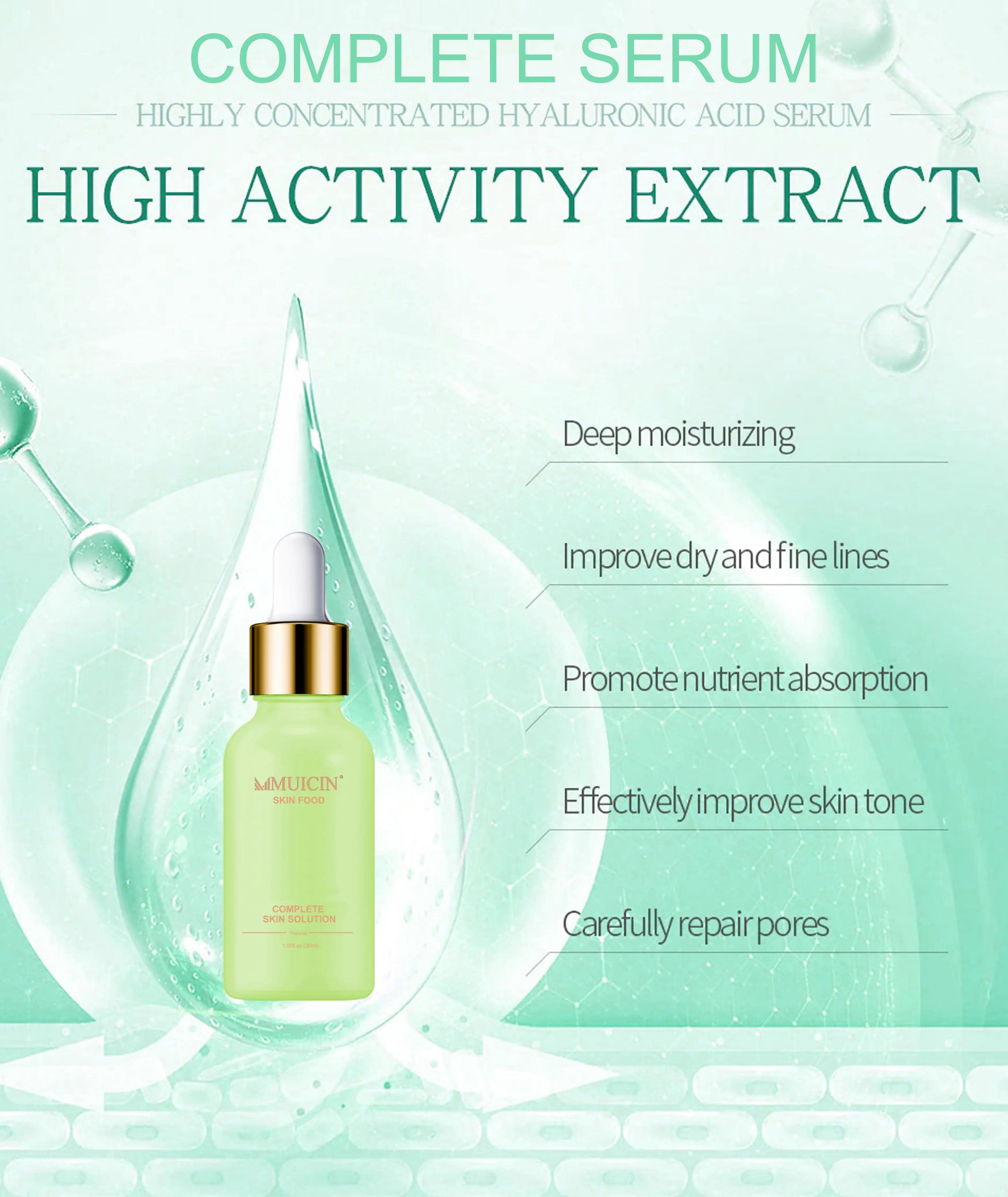 MUICIN - Vitamin C + Hyaluronic Acid Complete Skin Solution Serum - My Store