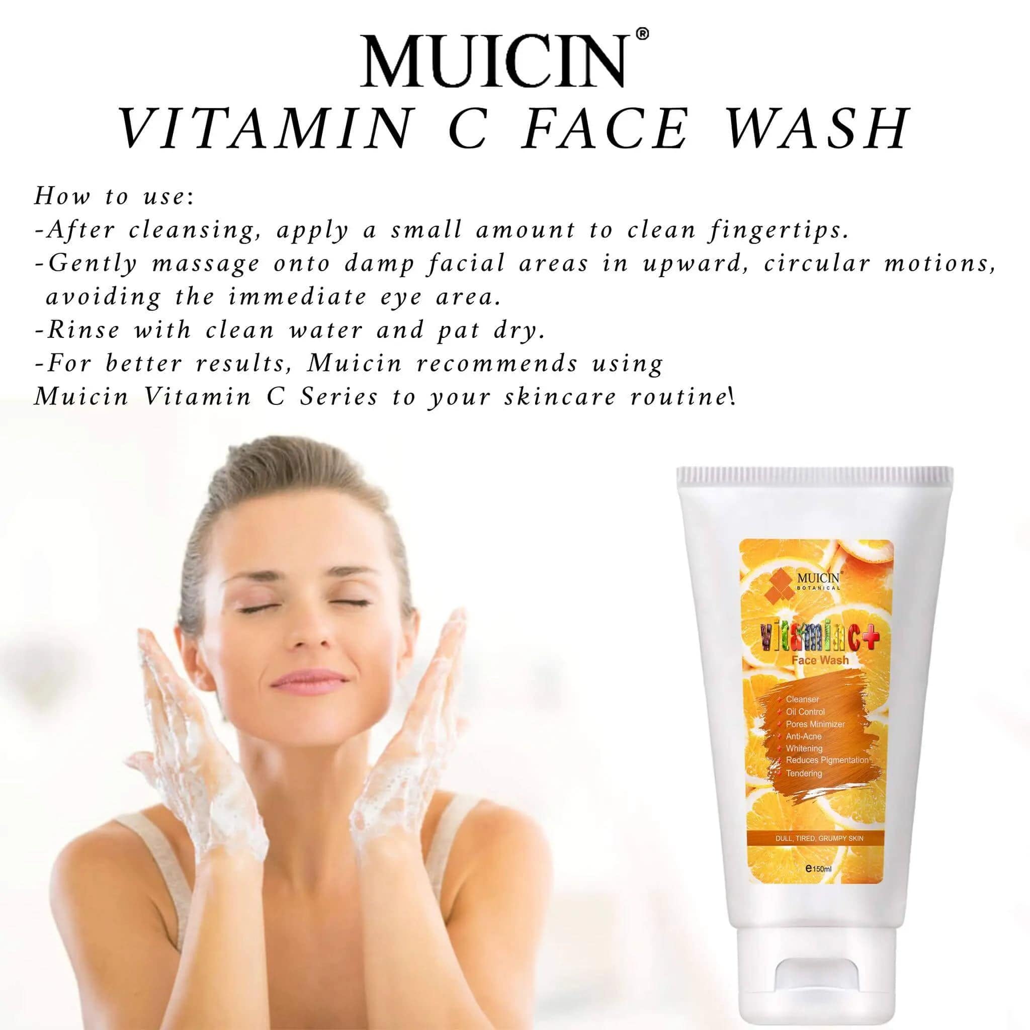 MUICIN - Vitamin C+ Face Wash - 150ml - My Store