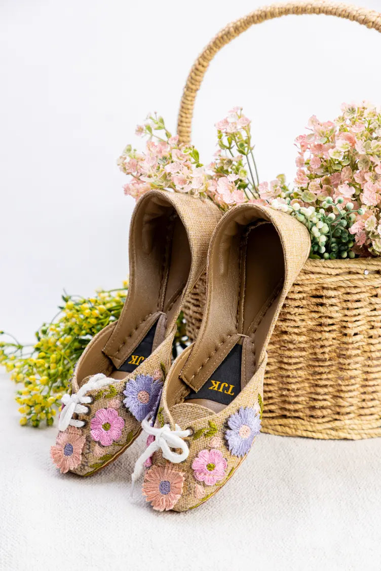 TJK Designs Khussa Suit-Wildflower Charm Khussa