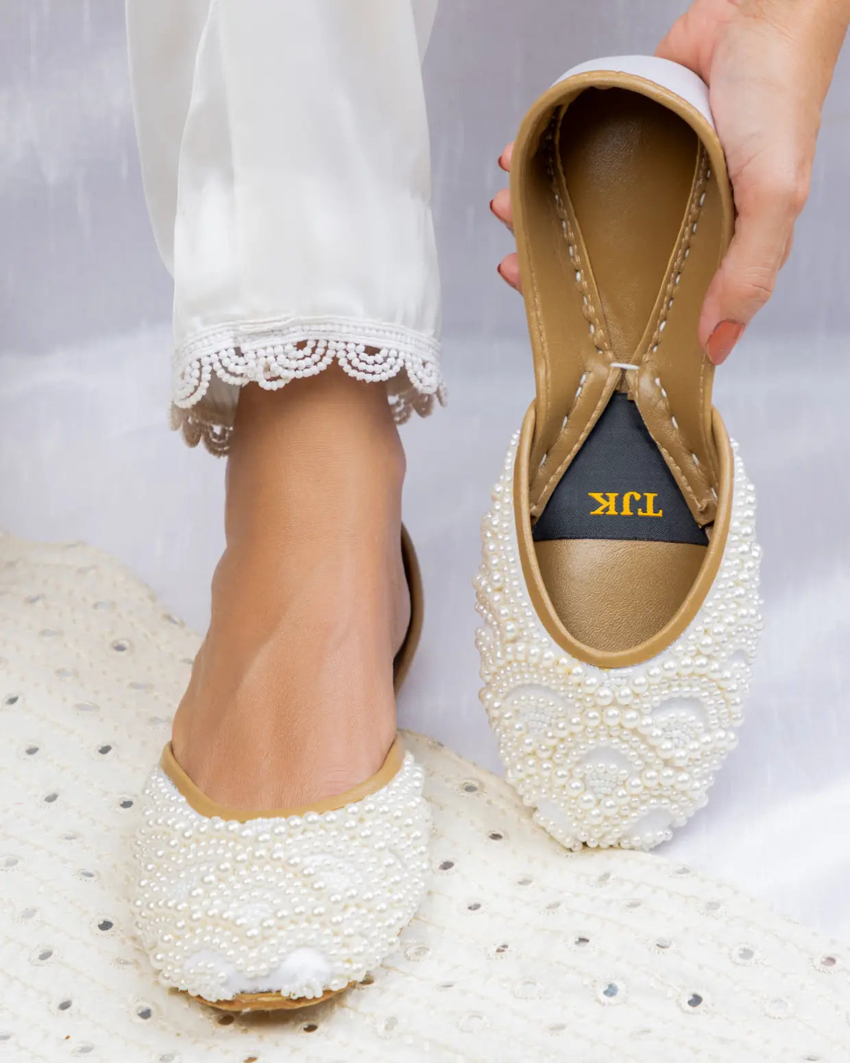 TJK Designs Khussa Suit-Aura Khussa