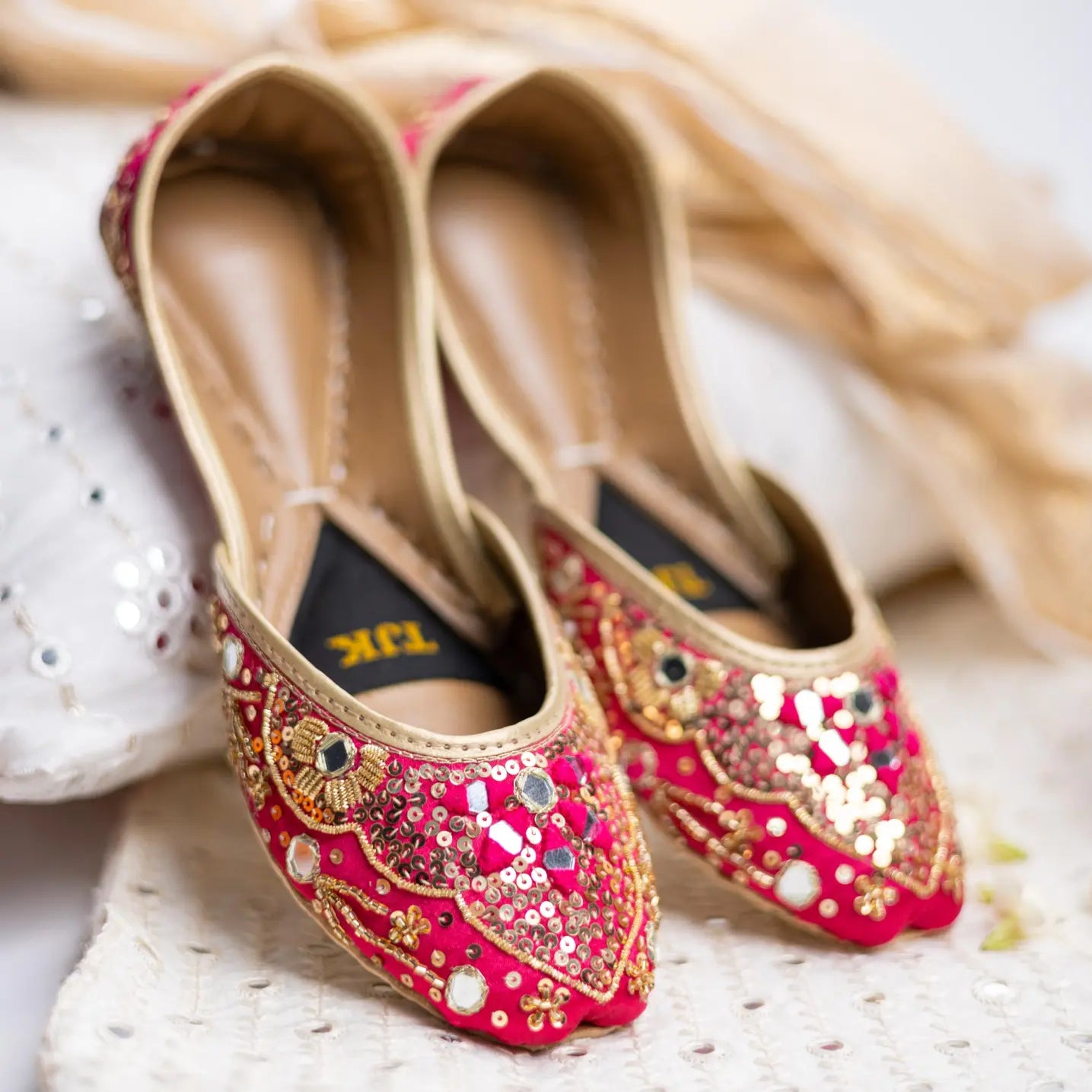 TJK Designs Khussa Suit-Aangan