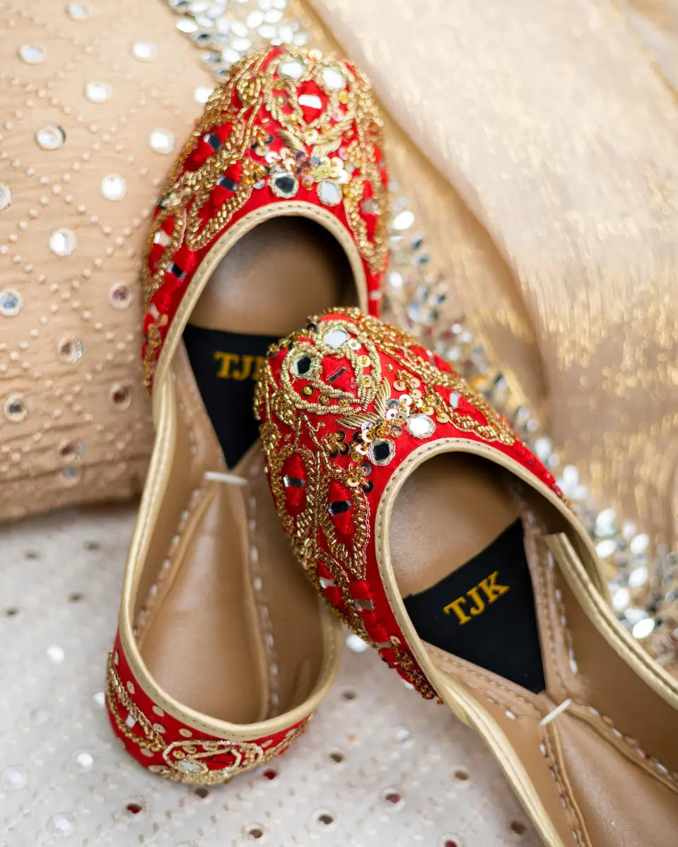 TJK Designs Khussa Suit-Zarnoor