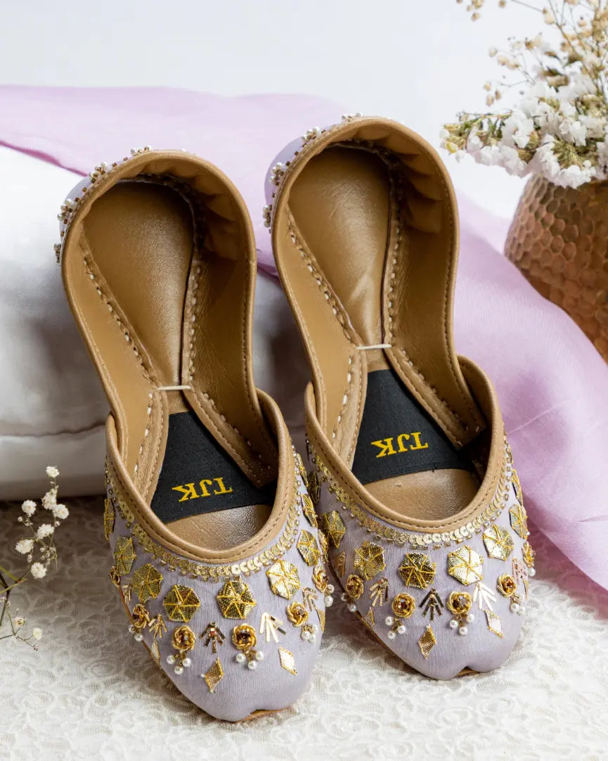 TJK Designs Khussa Suit-Sitara Bahaar