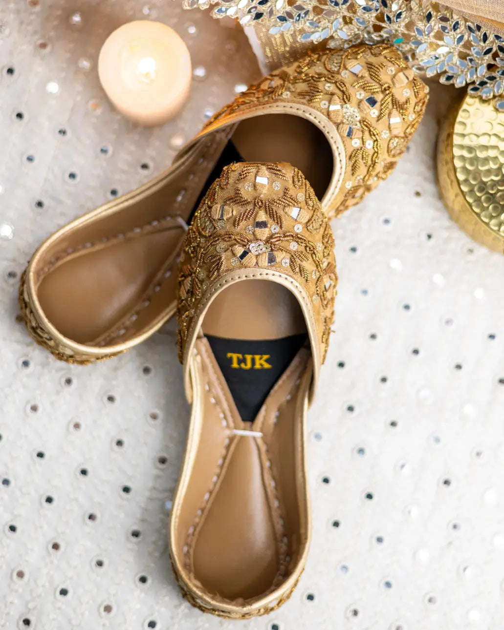 TJK Designs Khussa Suit-Chamkeeli Khussa