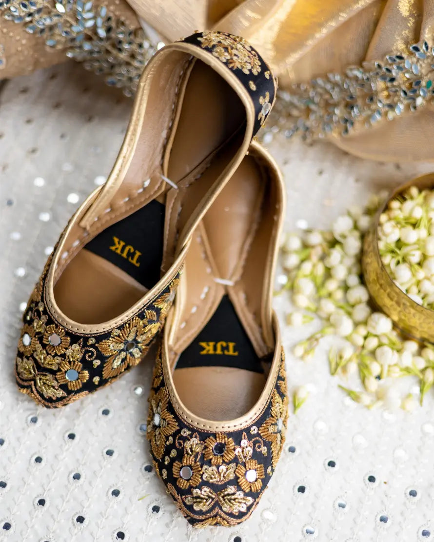 TJK Designs Khussa Suit-Shahi Raat Khussa