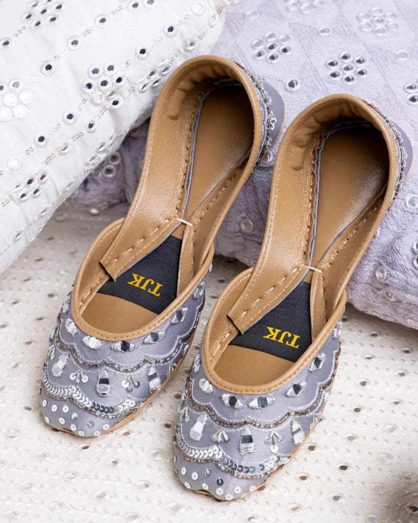 TJK Designs Khussa Suit-Moti Mahal