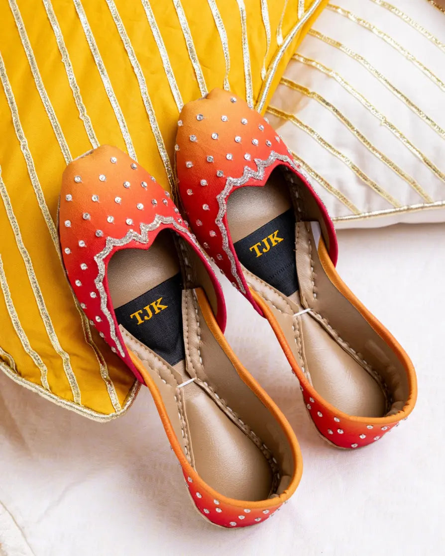 TJK Designs Khussa Suit-Gulrosa