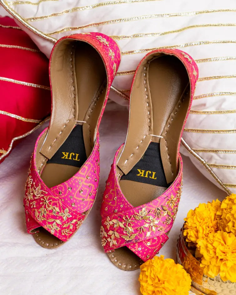 TJK Designs Khussa Suit-Gulnaar Elegance Khussa