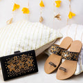 TJK Designs Kolapuri Suit-Maala Kolhapuri with Clutch