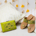 TJK Designs Kolapuri Suit-Cira Kolhapuri with Clutch
