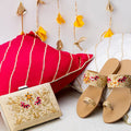 TJK Designs Kolapuri Suit-Rumi Kolhapuri with Clutch