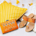 TJK Designs Kolapuri Suit-Ifaa Kolhapuri with Clutch