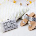 TJK Designs Kolapuri Suit-Belen Kolhapuri with Clutch