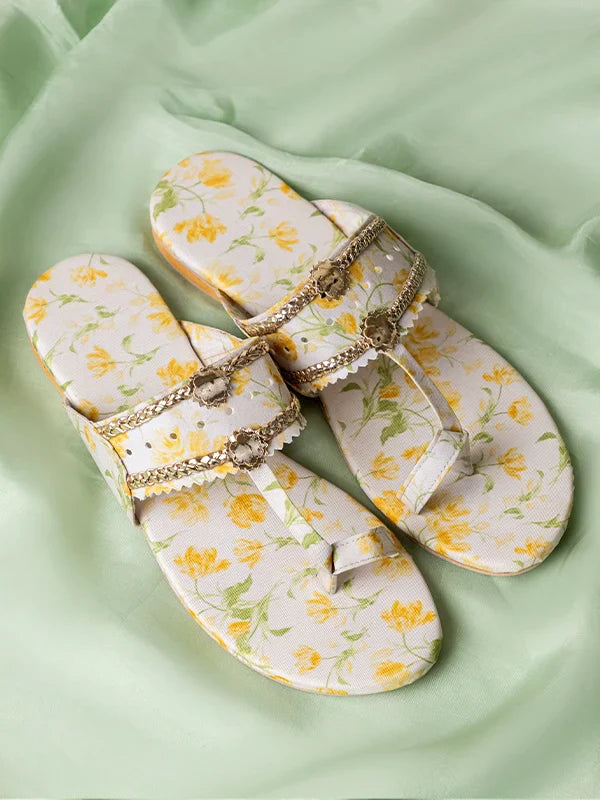 TJK Designs Kolapuri Suit-Floraison Kholapuri With Tote