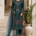 Mahpara by Sada Bahar Stitched 3 Piece Festive Formals Vol-15 Collection-AG-30-Green