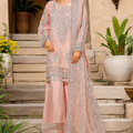 Mahpara by Sada Bahar Stitched 3 Piece Festive Formals Vol-16 Collection'2025-B-30-Peach