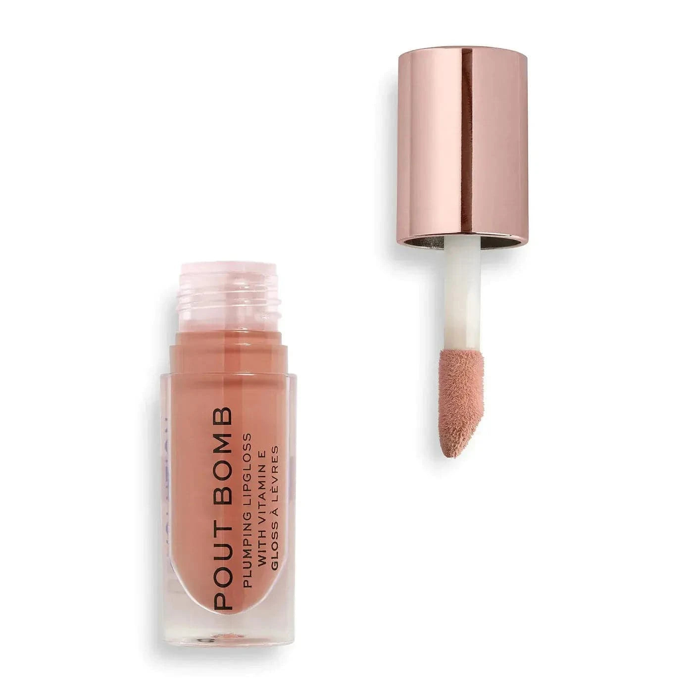 Makeup Revolution Pout Bomb Plumping Gloss Candy Pink - My Store