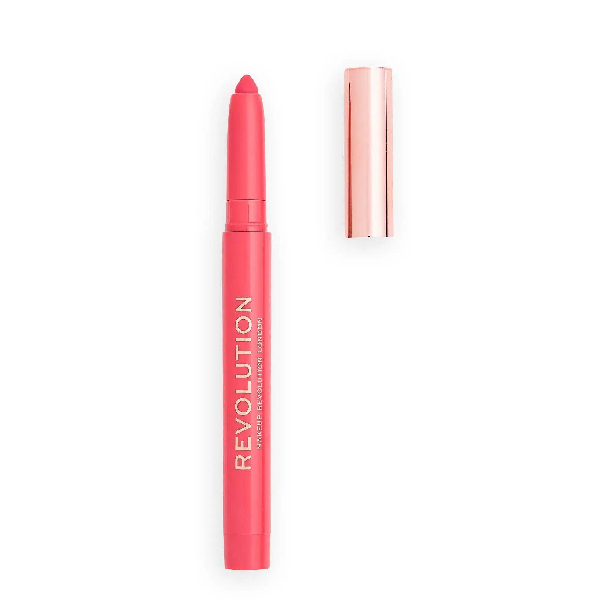 Makeup Revolution Velvet Kiss Lip Crayon Cutie - My Store