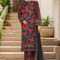 Malika By Sada Bahar Stitched 3 Piece Emb Festive Vol-05 Collection'2025-EMB-2126-Black