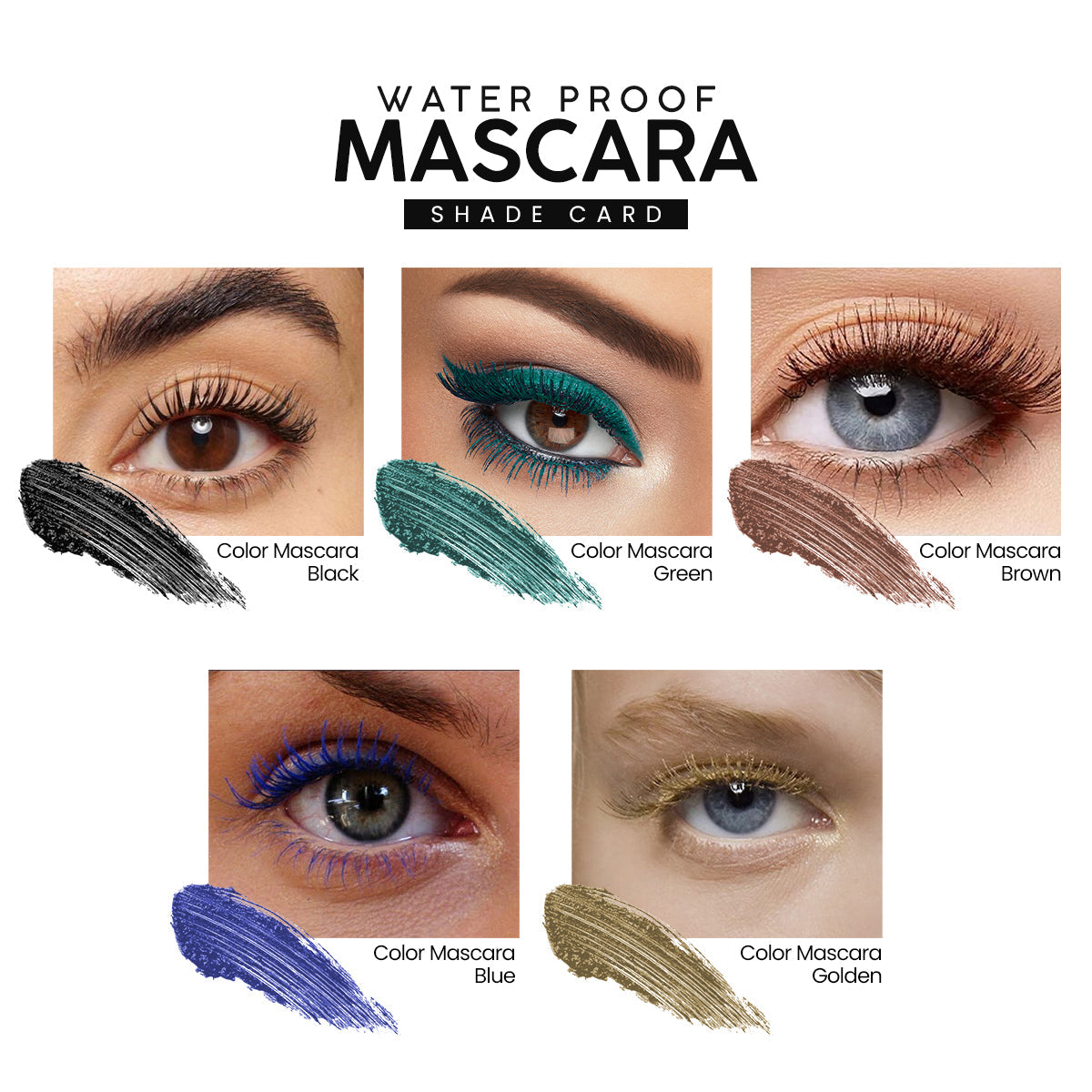 Sweetface - Water Proof Color Mascara