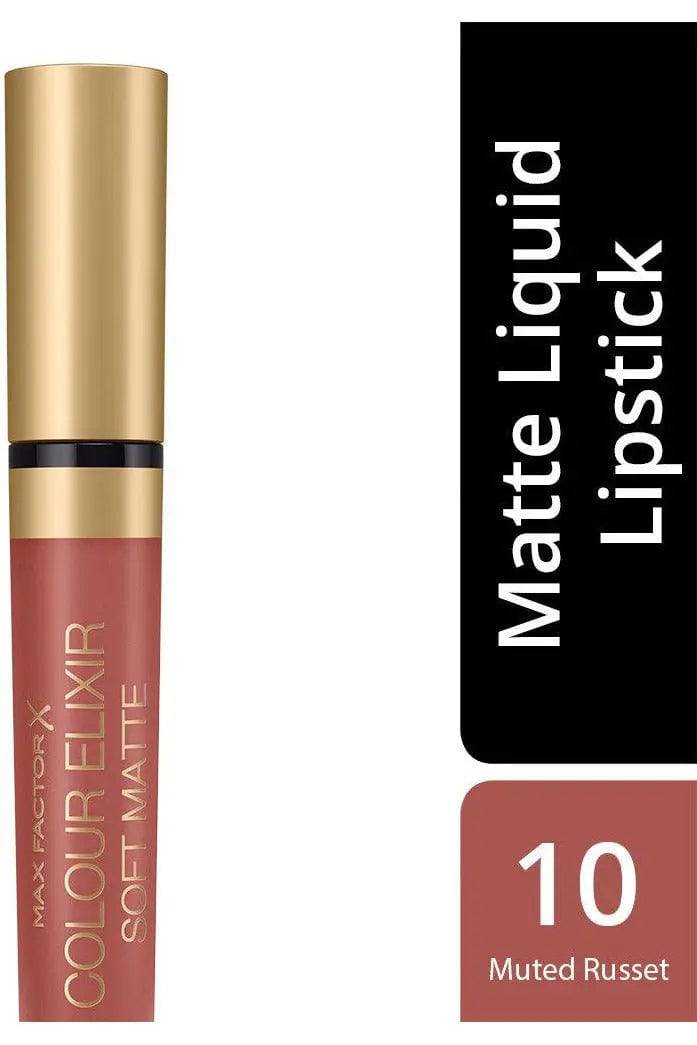 Max Factor Color Elixir Soft Matte Lipstick - 010 Muted Russet - My Store