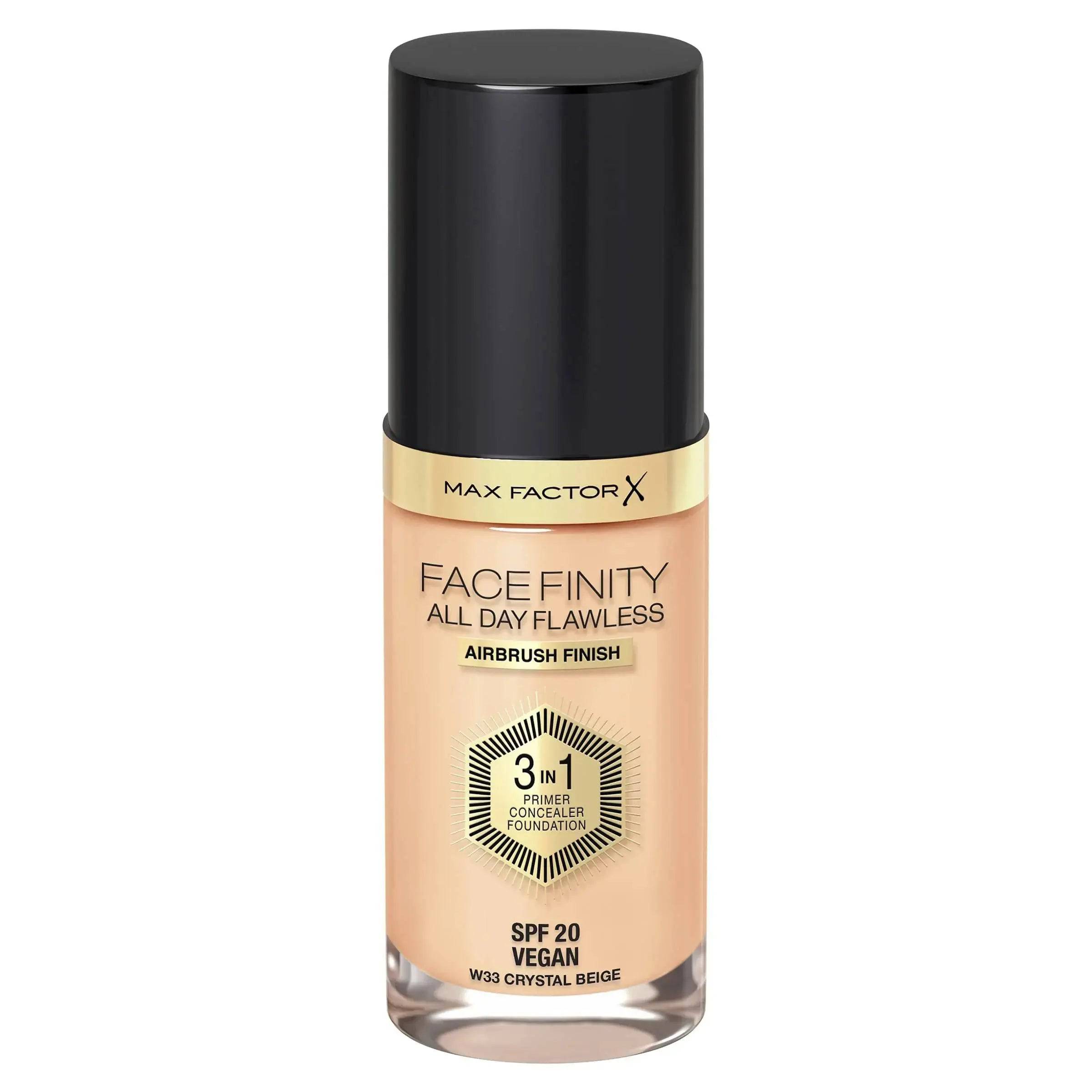 Max Factor Facefinity All Day Flawless Liquid Foundation 3in1 033 Crystal Beige 30 ML - My Store