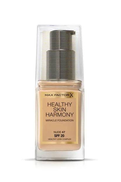 Max Factor Foundation Healthy Skin Harmony Miracle Foundation 47 Nude - My Store