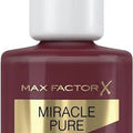 Max Factor Miracle Pure Nail Polish 12 Ml Regal Garnet Iv - My Store
