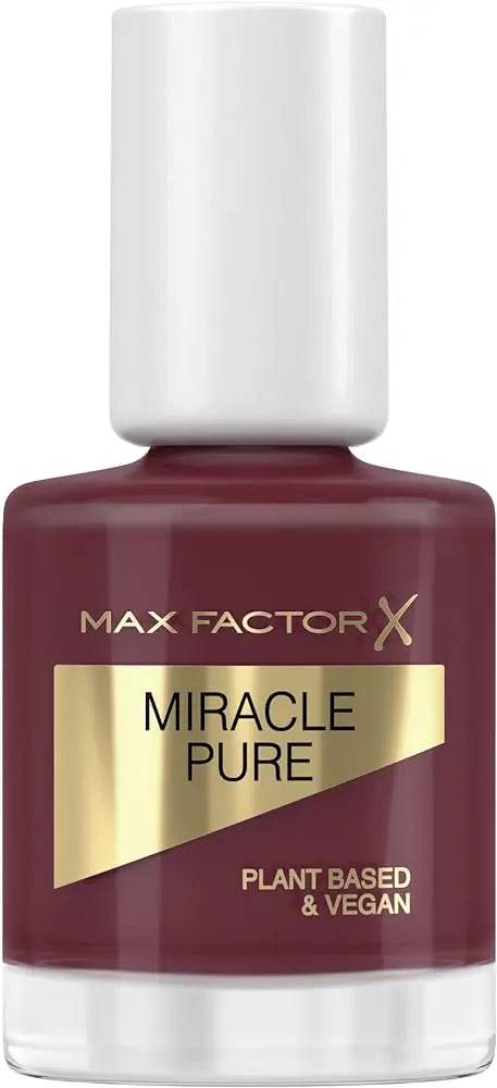 Max Factor Miracle Pure Nail Polish 12 Ml Regal Garnet Iv - My Store