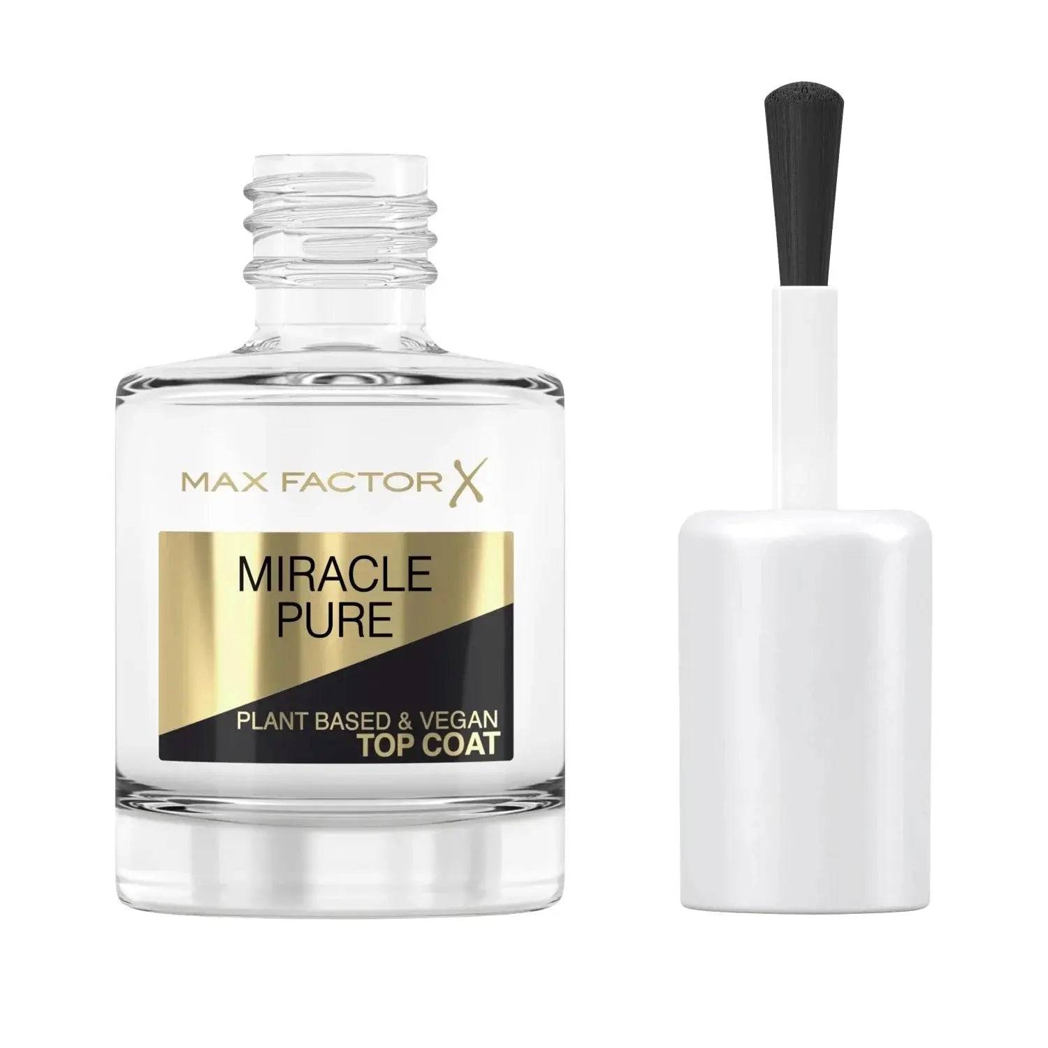 Max Factor Miracle Pure Nail Polish 12 Ml Topcot Iv - My Store