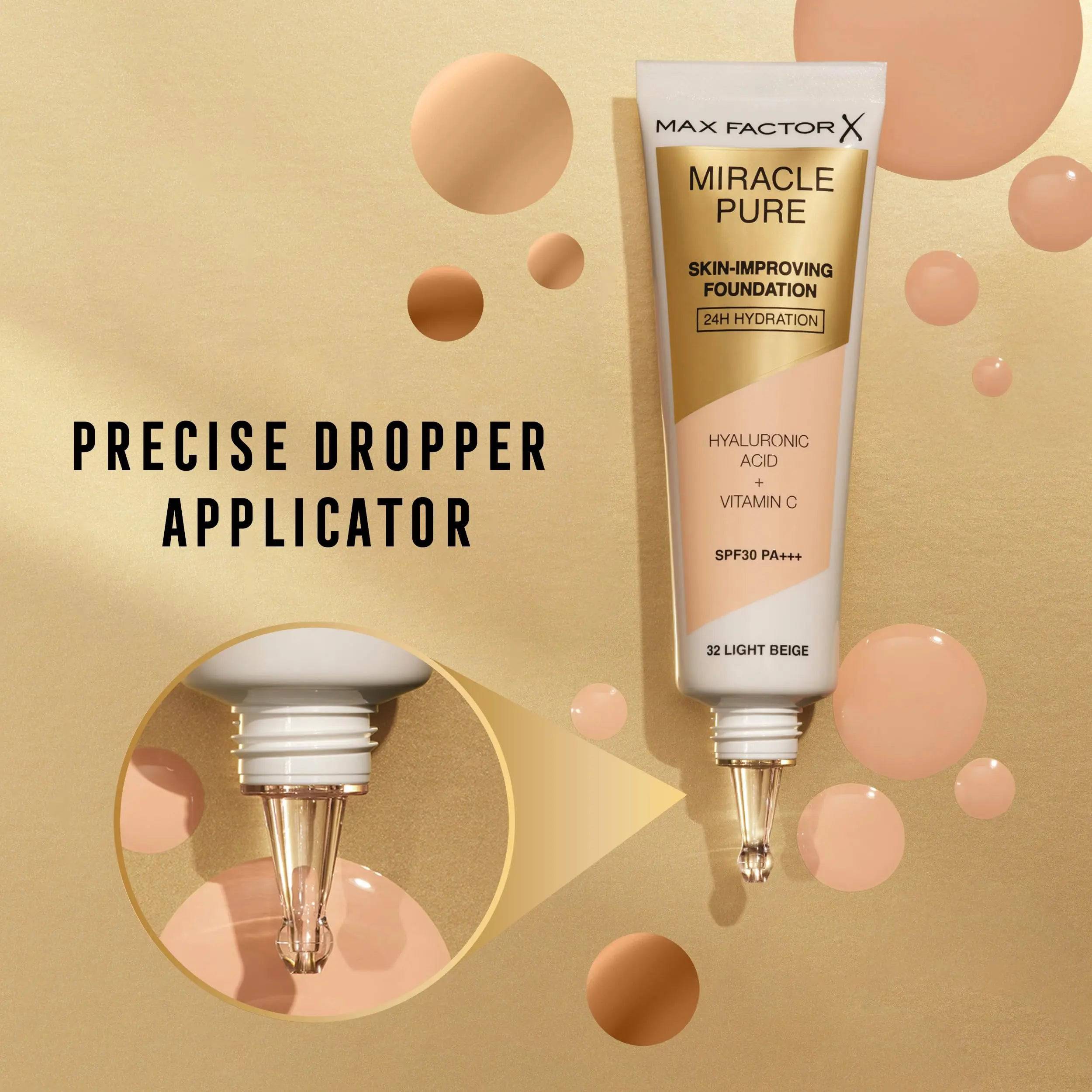 Max Factor Mp Skin Improving Foundation 24H Hydration 40 Light Ivory - My Store